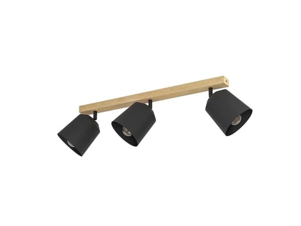 EGLO COTORRO spotskinne 2xE27 sort FSC