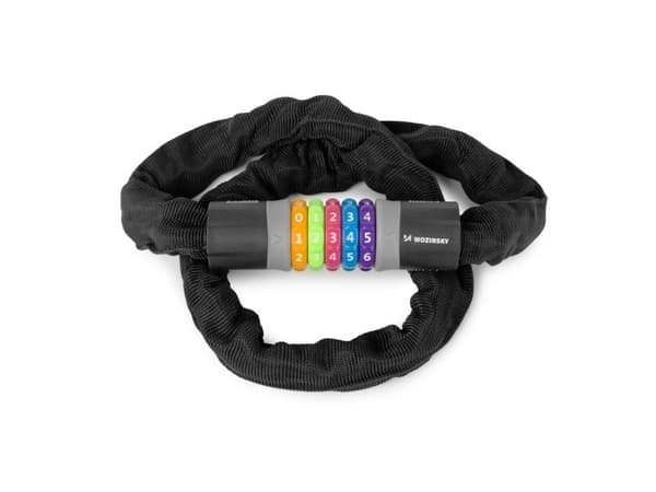 Wozinsky WZR-K1 Chain Bike Lock for 100 cm Code - Black