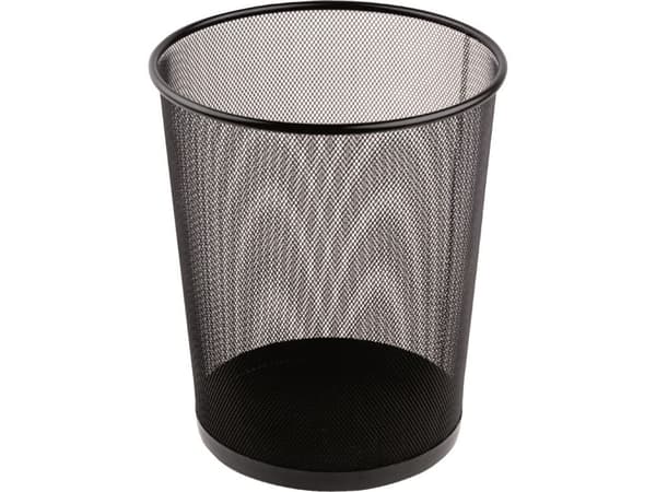 Papirkurv tråd metal sort 18 ltr.