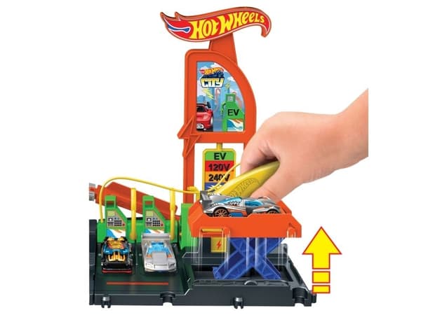 Mattel Car lade super stasjon