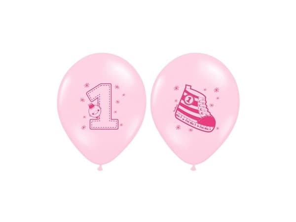 Pastel pink balloner med sko