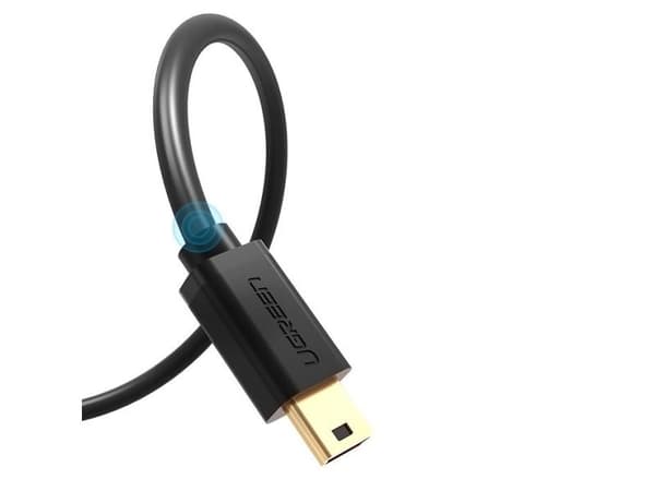 USB-kaapeli Ugreen USB-kaapeli - mini USB 480 Mbps 3 m musta (US132 10386)