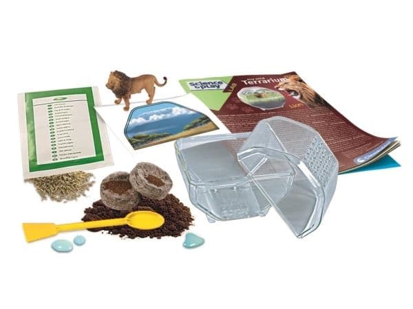 Clementoni mini-terrarium - løve