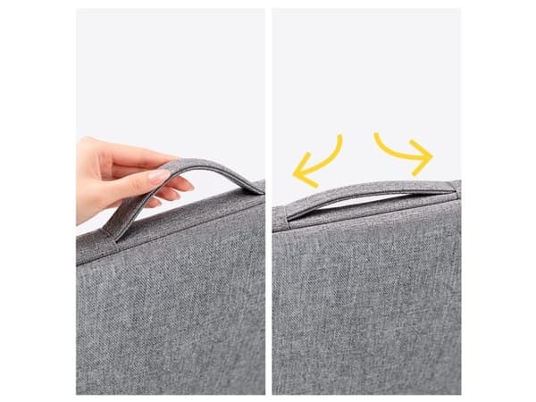 Wozinsky WTNP-17G 17" Laptop Bag with Retractable Handle - Gray