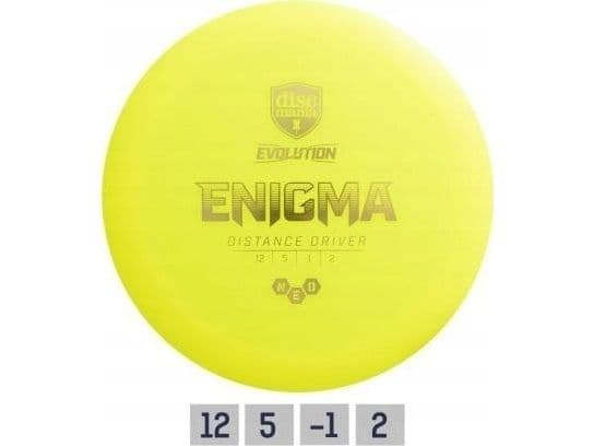 Discmania Distance Driver NEO ENIGMA Evolution 12/5/-1/2 Yellow