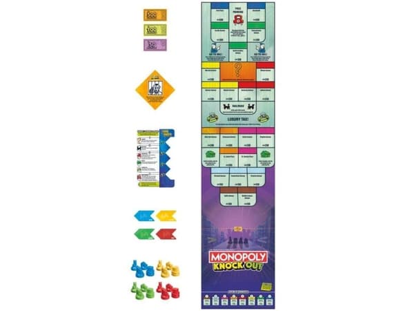 Monopoly Knockout, Brettspill, Economic simulation, 8 år, 20 min