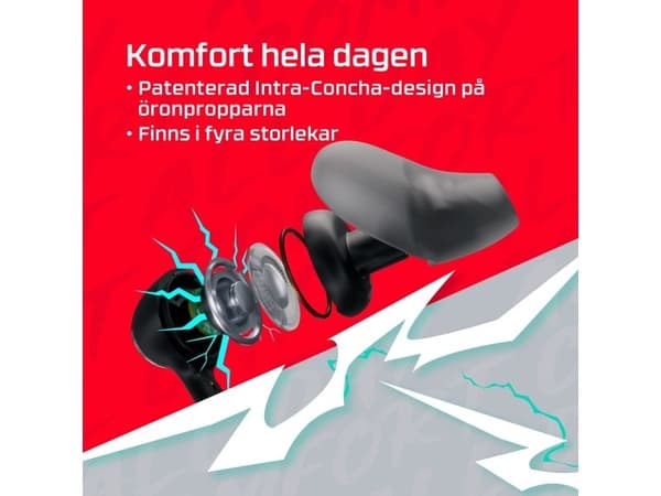 HyperX Cloud Earbuds III Black, 21,2 g, Musta