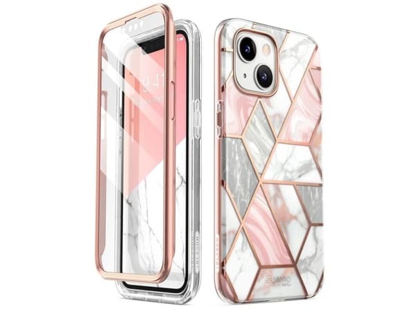 Supcase Cosmo-deksel til iPhone 14 Plus - Pink Marble