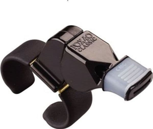 Fox 40 Classic Black Finger Whistle