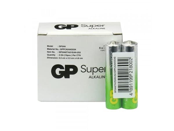 GP Recyko-batteri AAA / R03 10 stk.