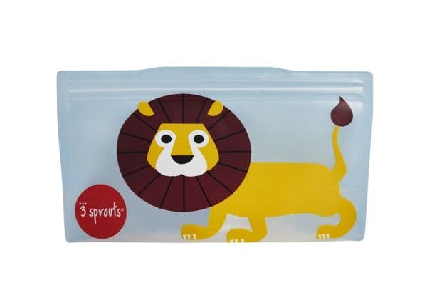 3 groddar Snackpåse (2 st), Lejon