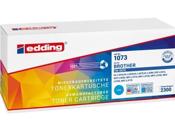 Edding EDD-1073, 2300 sidor, Cyan, 1 styck