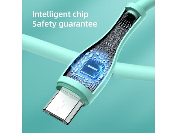 Joyroom Bowling Data Cable S-2030M8 USB-A / micro USB 3A 2 m - grön