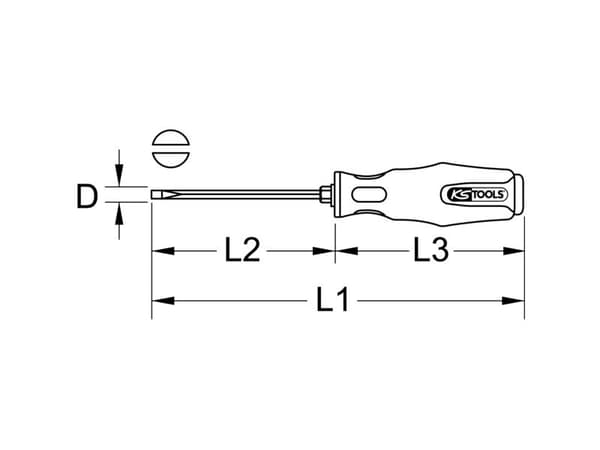 KS Tools 153.1003, 155 mm