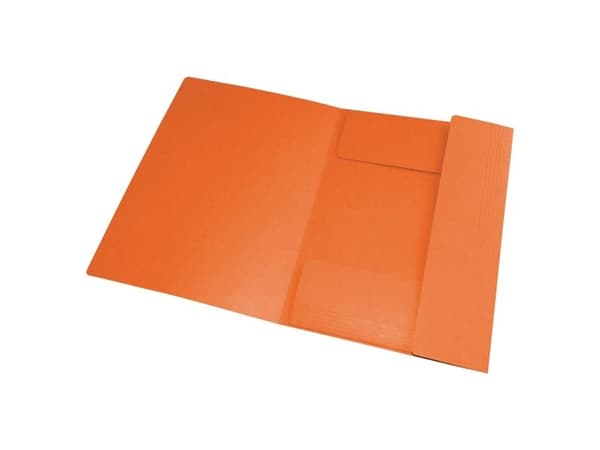 Oxford elastikmapp Top File+, 3-flik, A4, orange