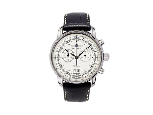 Zeppelin 7690-1 rannekello Hanstik Quartz Silver