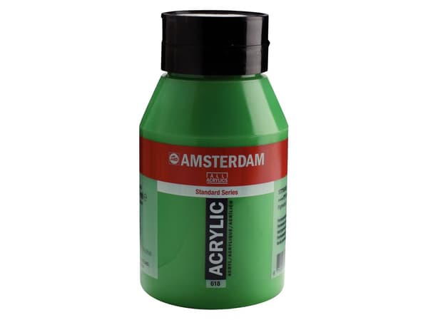 Amsterdam Standard Series akrylfärgburk Permanent Green Light 618