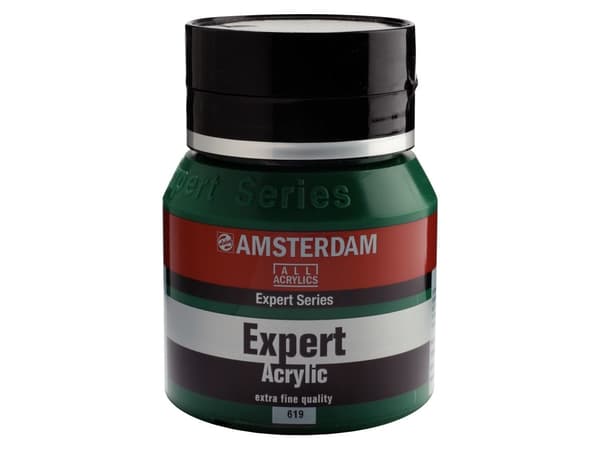 Amsterdam Expert Series Acrylic Jar 400 ml Permanent Green Deep 619