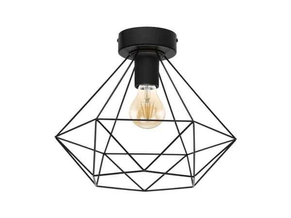 EGLO TARBES LOFT E27 matt sort