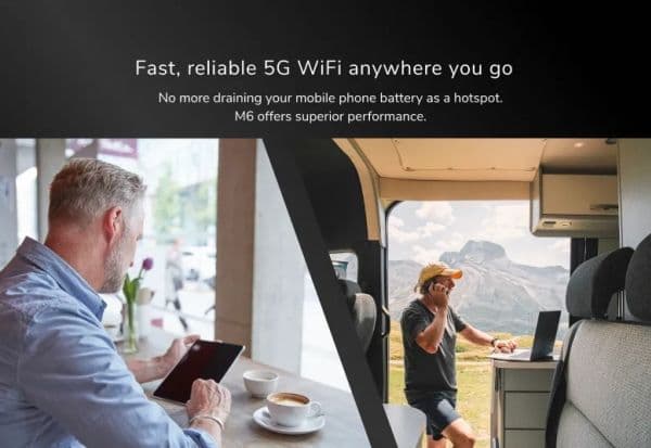 NETGEAR Nighthawk M6 - Mobilsone - 5G - 2.5 Gbps - 1GbE, 802.11ax, Wi-Fi 5