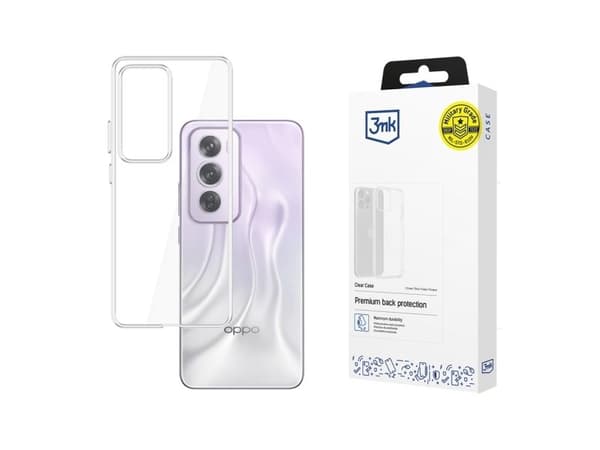 3mk Clear Case til Oppo Reno 12 - transparent