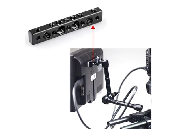 SmallRig 1091, Aluminium, Sort