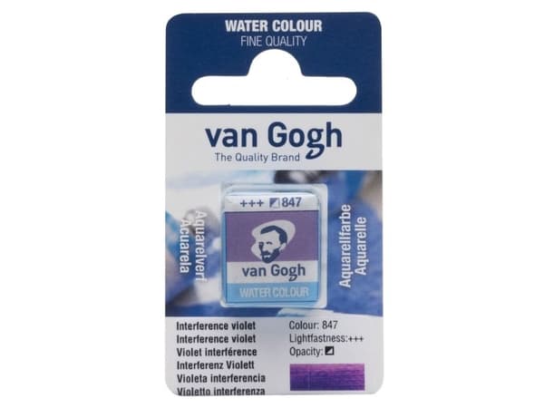 Van Gogh Watercolour Pan Interference Violet 847