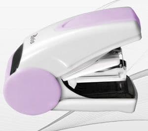 Hefteapparat Tetis Mini GV080-FB hvit/lilla