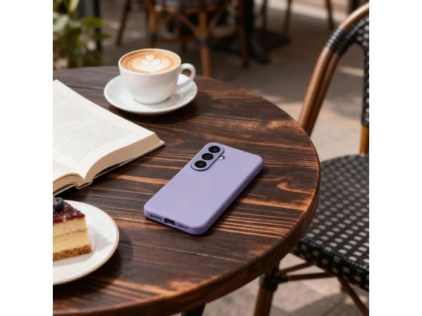 Tech-Protect smart wallet-deksel til Samsung Galaxy S26 - lilla