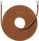 Electraline stoffledning - 4,0 meter miedz