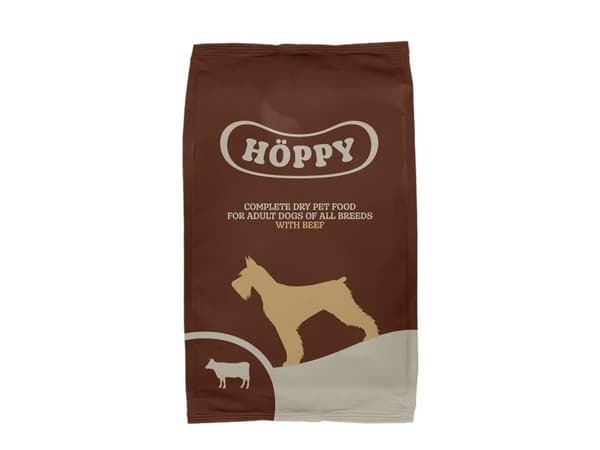Hoppy Dry hundfoder Hoppy, nöt, 10 kg