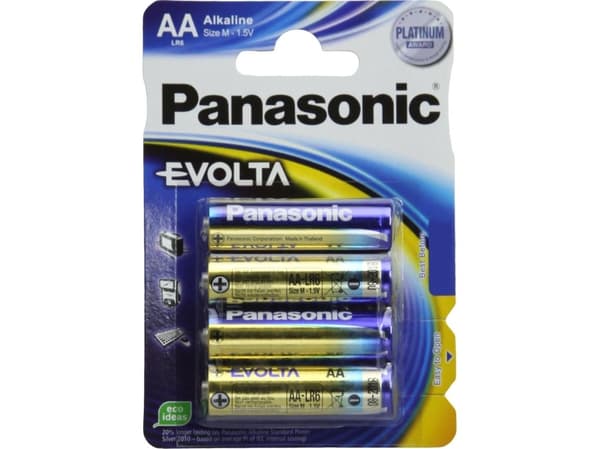 Panasonic Evolta LR6EGE - Batteri 4 x AA-typ - alkaliskt