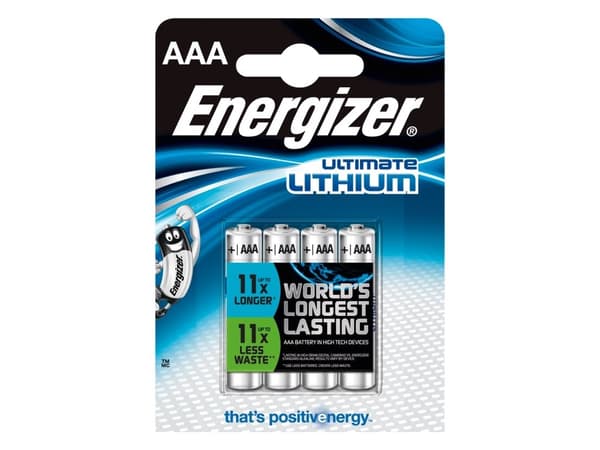 Energizer L92/AAA batteri, 4 stk.