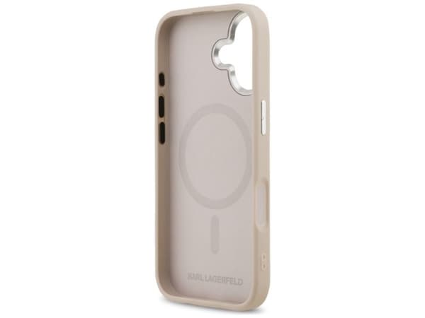 Karl Lagerfeld Choupette Pin MagSafe-etui til iPhone 17 - rosa