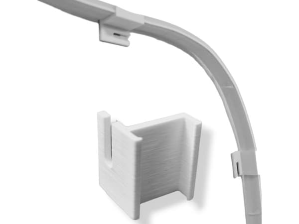 Light Solutions brakett for Hue Lightstrip V4 + Gradient 90° - 10 stk