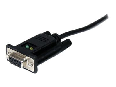 StarTech.com ICUSB232FTN, Musta, 1,7 m, USB A-tyyppi, DB-9, Uros, Naaras