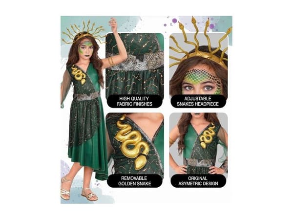 Medusa kostume til piger