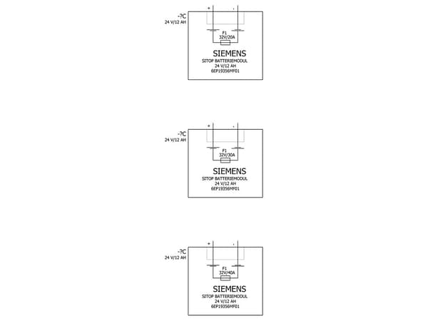 SITOP batterimodul 24 V 12 AH