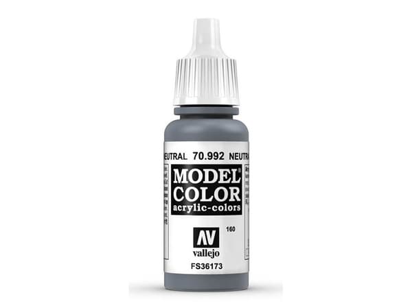 Vallejo 70.992, 17 ml, Grå, Matte, Flaske
