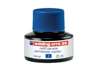 Edding E-MTK 25 EDDING permanent tusj refill blekk, blå