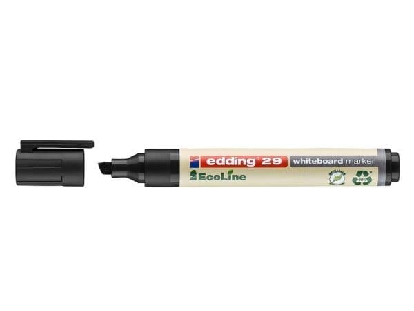 Whiteboardmarker edding 29 Ecoline, skrå, sort