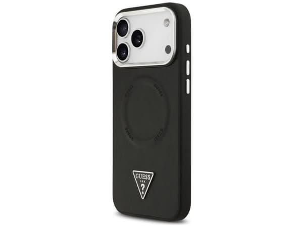 Etui Guess Triangle Logo MagSafe do      iPhone 17 Pro Max czarny