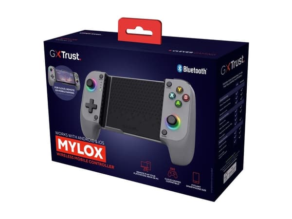 Trust GXT 735G Mylox - Håndkonsoll - trådløs - Bluetooth - grå - for Android, iOS