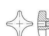TOOLCRAFT 6 mm Harmaa valurauta 138242 10 kpl