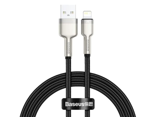 Baseus Cafule, 1 m, Lightning, USB A, Hankjønn, Hankjønn, Sort