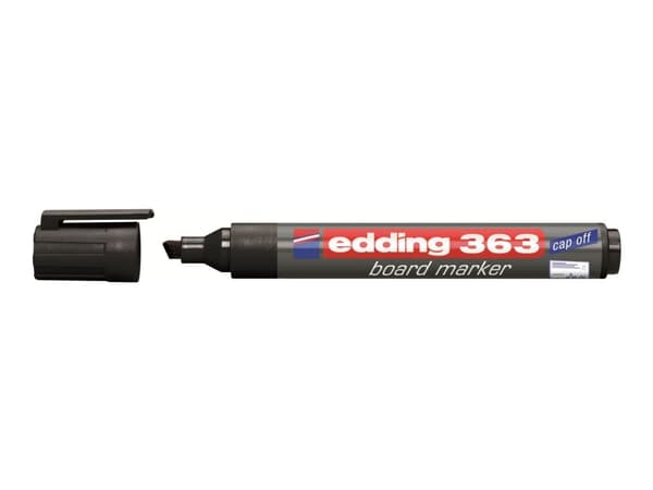 Whiteboardmarker edding 363, skrå, sort