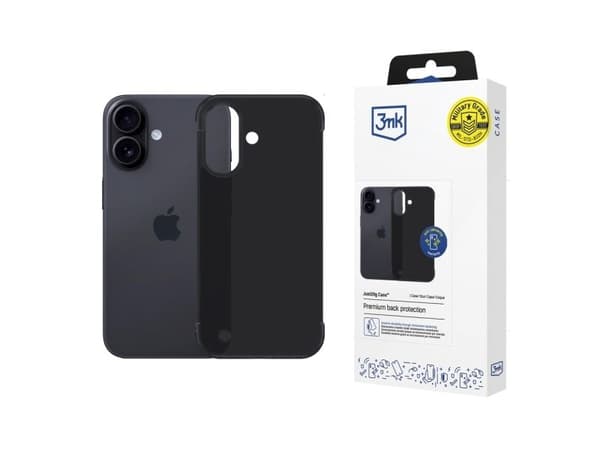 3MK Just20g matt etui til iPhone 16 Plus