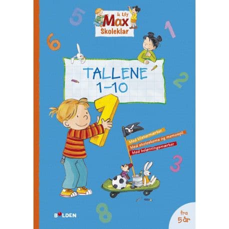 Max skoleark: tallene 1-10