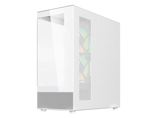 Savio SIGMA X1 WHITE, Cube, PC, Hvit, ATX, ITX, SPCC, PC-kabinettvifte