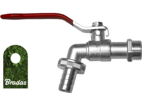 BRADAS kulekran 1/2" GZ 3/4"